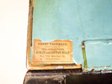 Antique Huge Lithograph English Breakfast Tea Tin Canister Bin Henry Troemner