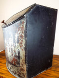 Antique Huge Lithograph English Breakfast Tea Tin Canister Bin Henry Troemner