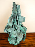 Abstract Brutalist Bronze Sculpture of Wallace Stevens Poem - Yesteryear Essentials
 - 2
