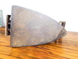 Antique 1910s Primitive Large Heavy Rug Iron - Yesteryear Essentials
 - 6