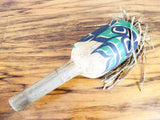 Vintage Hand Carved Wood Northwestern Kwakiutl Wooden Ceremonial Rattle