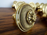 Vintage P E Guerin Louis XVI pattern Brass Hinges and Door Knobs Hardware Gant Chandler Estate