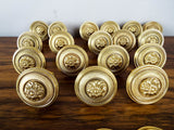 Vintage P E Guerin Louis XVI pattern Brass Hinges and Door Knobs Hardware Gant Chandler Estate - Yesteryear Essentials
 - 3