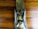 Japanese Shakudo Meiji Era Letter Opener Page Turner - Yesteryear Essentials
 - 10