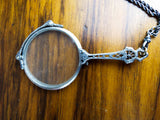 Antique Edwardian Art Deco Sterling Silver Lorgnette Opera Glasses - Yesteryear Essentials
 - 7
