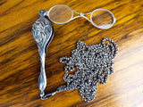 Art Nouveau Sterling Silver Lorgnette Opera Glasses - Yesteryear Essentials
 - 2