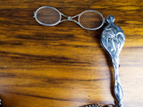 Art Nouveau Sterling Silver Lorgnette Opera Glasses - Yesteryear Essentials
 - 12