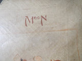 Antique Carl (Karl) Moon Oil on Canvas Painting of Native Americans