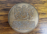 Bronze Winston Churchill Pierre Turin MCMVL Medallion