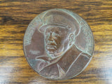 Bronze Winston Churchill Pierre Turin MCMVL Medallion