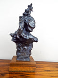 Signed Bronze Female Bust Sculpture by  Peter M Fillerup - Yesteryear Essentials
 - 4
