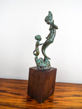 Vintage Bronze Female Mermaids Sculpture - Yesteryear Essentials
 - 10