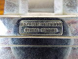 Rare Vintage Retro Dixie Chrome and 12 Sided Glass Tube Cup Dispenser Dispensing Device