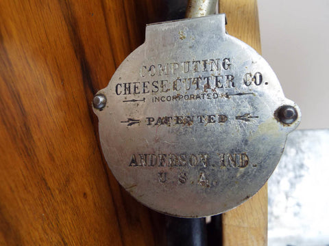 Antique Safe Computing Cheese Cutter Co Deli Country Store Cheese Wedge  Cutter