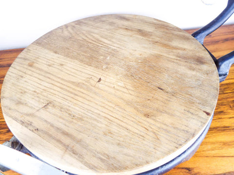 Cheese Journeys - I stumbled across this treasure, a vintage cheese wheel  cutter, in a small antique store in Virginia. Likely 100-120 years old, it  once cut locally-made cheese wheels in a