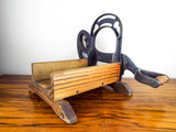 Antique Cast Iron Raadvad Deli Country Store Guillotine Bread Slicer Loaf Cutter