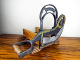 Antique Cast Iron Raadvad Deli Country Store Guillotine Bread Slicer Loaf Cutter
