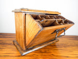 Antique Wooden Drop Apothecary Case - Yesteryear Essentials
 - 1