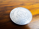 Antique 1865 Aluminum 1000 Fine Religious Dr Henry D Cogswell Temperance Coin Medal Medallion