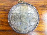 Rare Antique Religious In Hoc Signo Vinces Pledge Temperance Coin Medal 1849