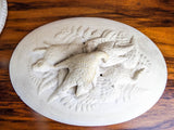 Vintage Wedgewood Style Caneware Oval Turkey Pie Pate Tureen