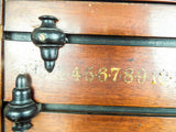 Antique Mahogany E J Riley Ltd Billiards Snooker Score board