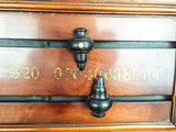 Antique Mahogany E J Riley Ltd Billiards Snooker Score board