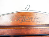 Antique Mahogany E J Riley Ltd Billiards Snooker Score board