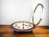 Vintage WW2 1940s Smiths RAF Bakelite Cover Wall Clock Type 2 12" Dial