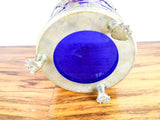 Antique Medical Apothecary Caduceus Blue Cobalt Glass Chemist Jar - Yesteryear Essentials
 - 10