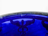 Antique Medical Apothecary Caduceus Blue Cobalt Glass Chemist Jar - Yesteryear Essentials
 - 9