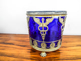 Antique Medical Apothecary Caduceus Blue Cobalt Glass Chemist Jar - Yesteryear Essentials
 - 6