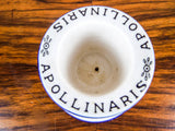 Vintage Advertising French Apollinaris Ceramic Match Holder Striker Safe Breweriana