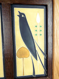 Vintage Arts & Crafts American Motawi Tileworks Bird Signed Tile Art Dard Hunter
