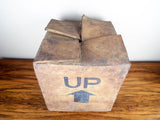 Vintage UP Abstract Art Ceramic Box Sculpture
