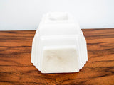 Vintage 1930's Ceramic White Art Deco Match Holder
