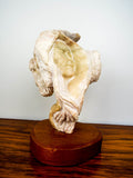 1989 Kathy Whitman Elk Woman Alabaster Sculpture (b. 1952 AZ)