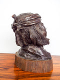 Bronze Indian Chief Sculpture ~  Hank Richter (1928- )