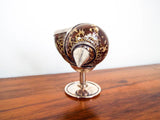Vintage Sterling Silver Clad Shell Open Salt Cellars