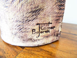 Vintage Janet Fullmer Bajorek Brutalist Ceramic Sculpture Vase Modern Art