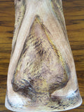Vintage Janet Fullmer Bajorek Brutalist Ceramic Sculpture Vase Modern Art