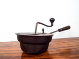 Antique Coffee Bean Roaster Primitive Cast Iron Kitchen Roasting Pan