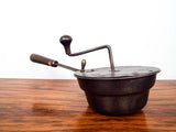 Antique Coffee Bean Roaster Primitive Cast Iron Kitchen Roasting Pan