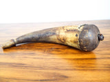 Antique American Revolutionary War 18th C Gun Powder Horn