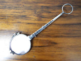 Antique German Sterling Silver Lorgnette Opera Glasses Vintage Lorgnettes