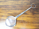 Antique German Sterling Silver Lorgnette Opera Glasses Vintage Lorgnettes