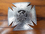 Antique Sterling Silver Religious Temperance Men of Kent Lodge Medallion Medal