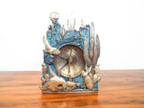 Vintage Western Kit Carson Art Mantel Clock