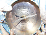 Vintage Western Kit Carson Art Mantel Clock