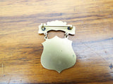 Antique 10k Gold Womens Christian WCTU Religious Suffragette Prize Medal Medallion Pinback Pin Button